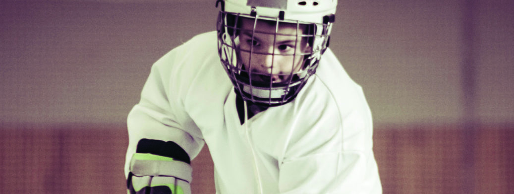 Little league kids roller hockey training