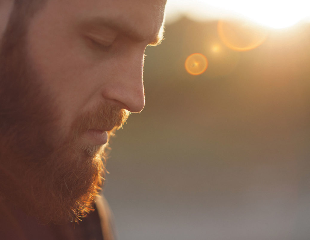 man praying