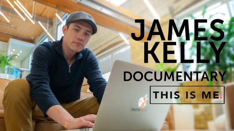 James Kelly right in front of a macbook