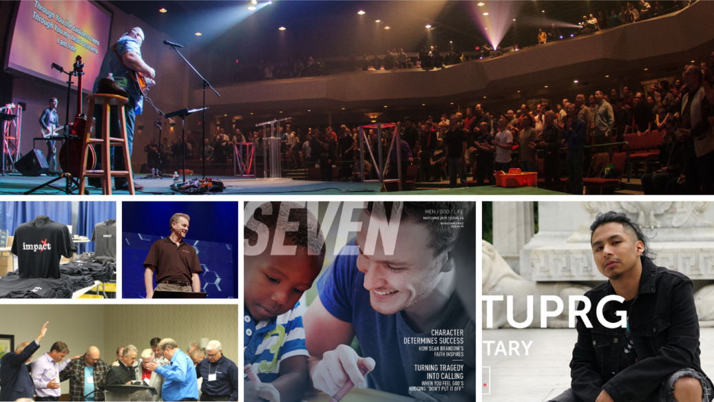 2019 pictures, mixed with impact conference, podcast, SEVEN, This is me TV, and other events