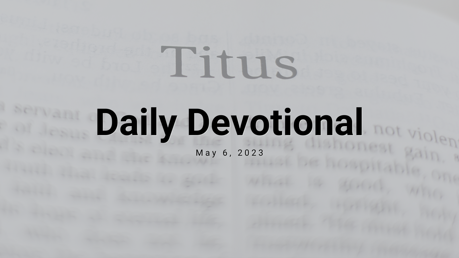 Devoted to Doing Good