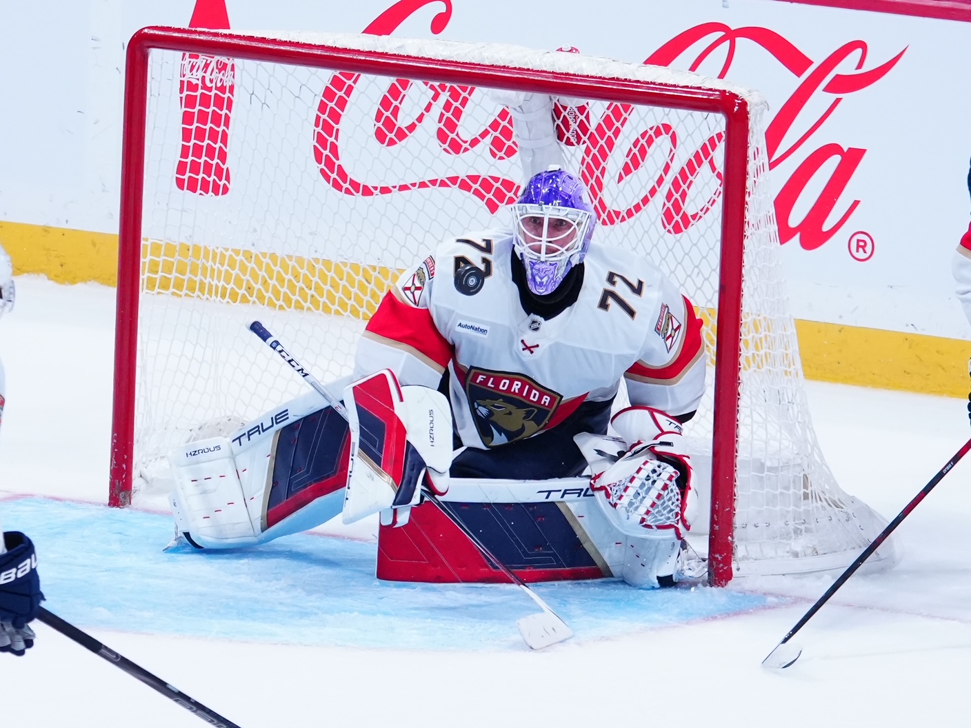 Featured image for “Panthers Goaltender Glorifies God Following Stanley Cup Win”